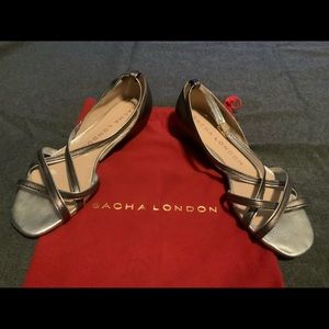 Sacra London sliver/copper sandals size 7.5